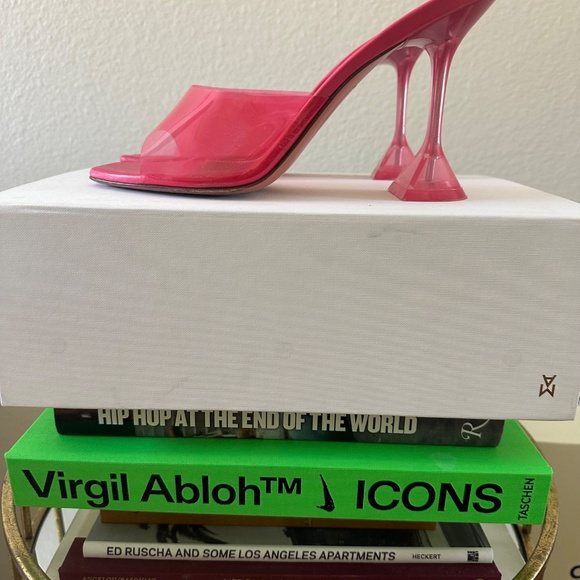 Amina Muaddi Lupita PVC Sandals Size 40 IT - Picture 1 of 7